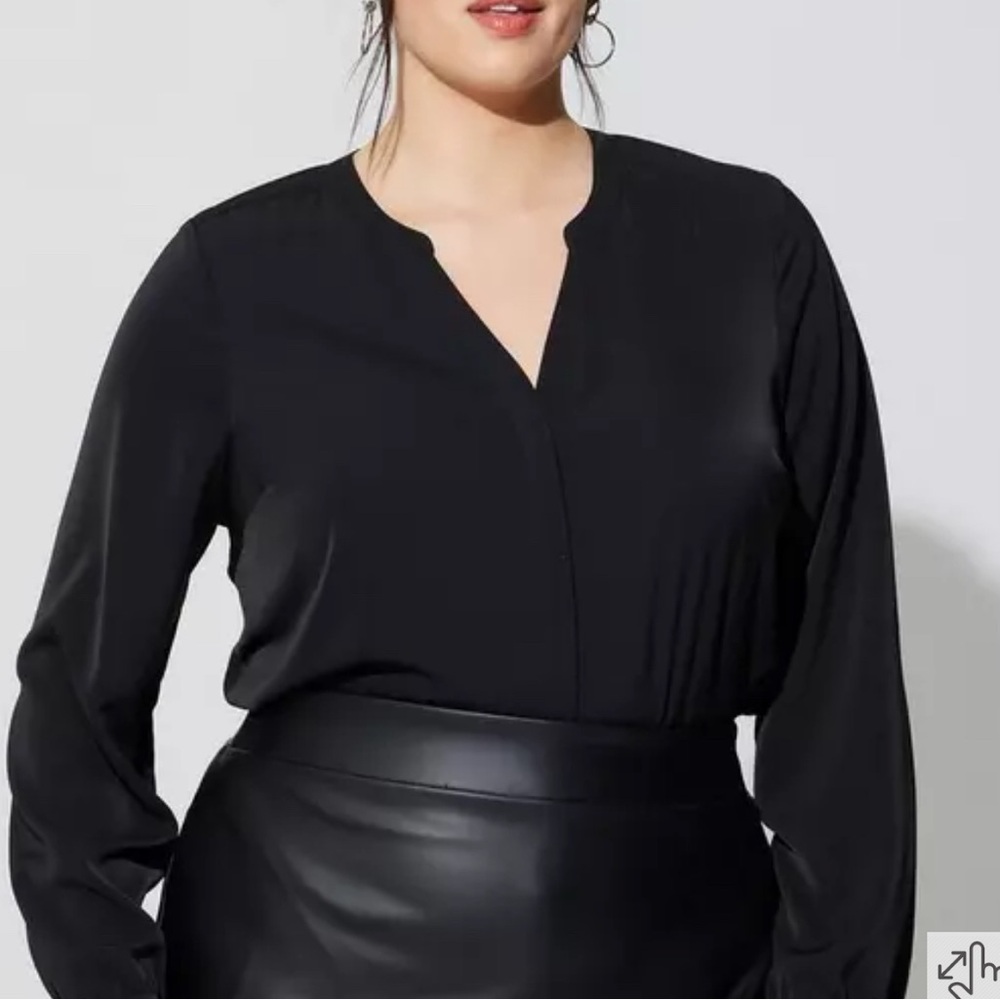 Elegant Black Women's Top